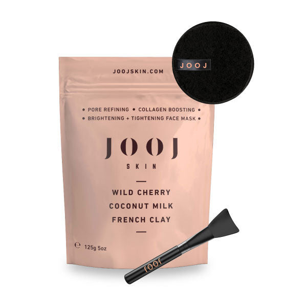 Wild cherry face mask package with black reusable remover 